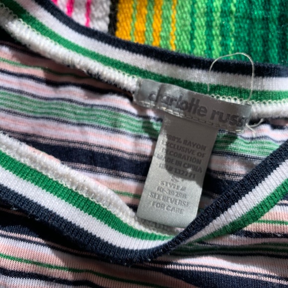 Striped Basic Tee - Picture 2 of 2